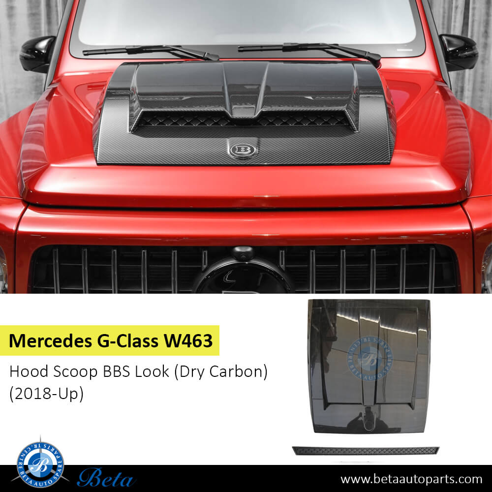 Mercedes G-Class W463 (2018-Up), Hood Scoop BBS Look (Dry Carbon), China, 4638802700 Mercedes G-Class W463 (2018-Up), Hood Scoop BBS Look (Dry Carbon), China, 4638802700